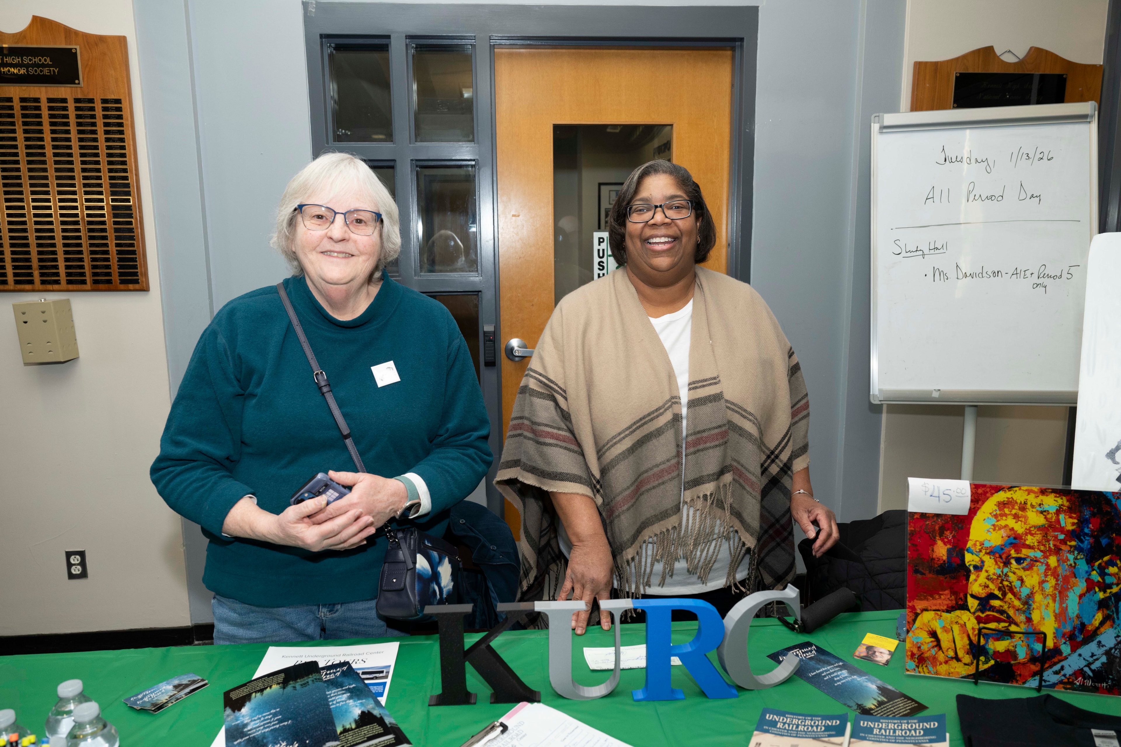 Community volunteers working together